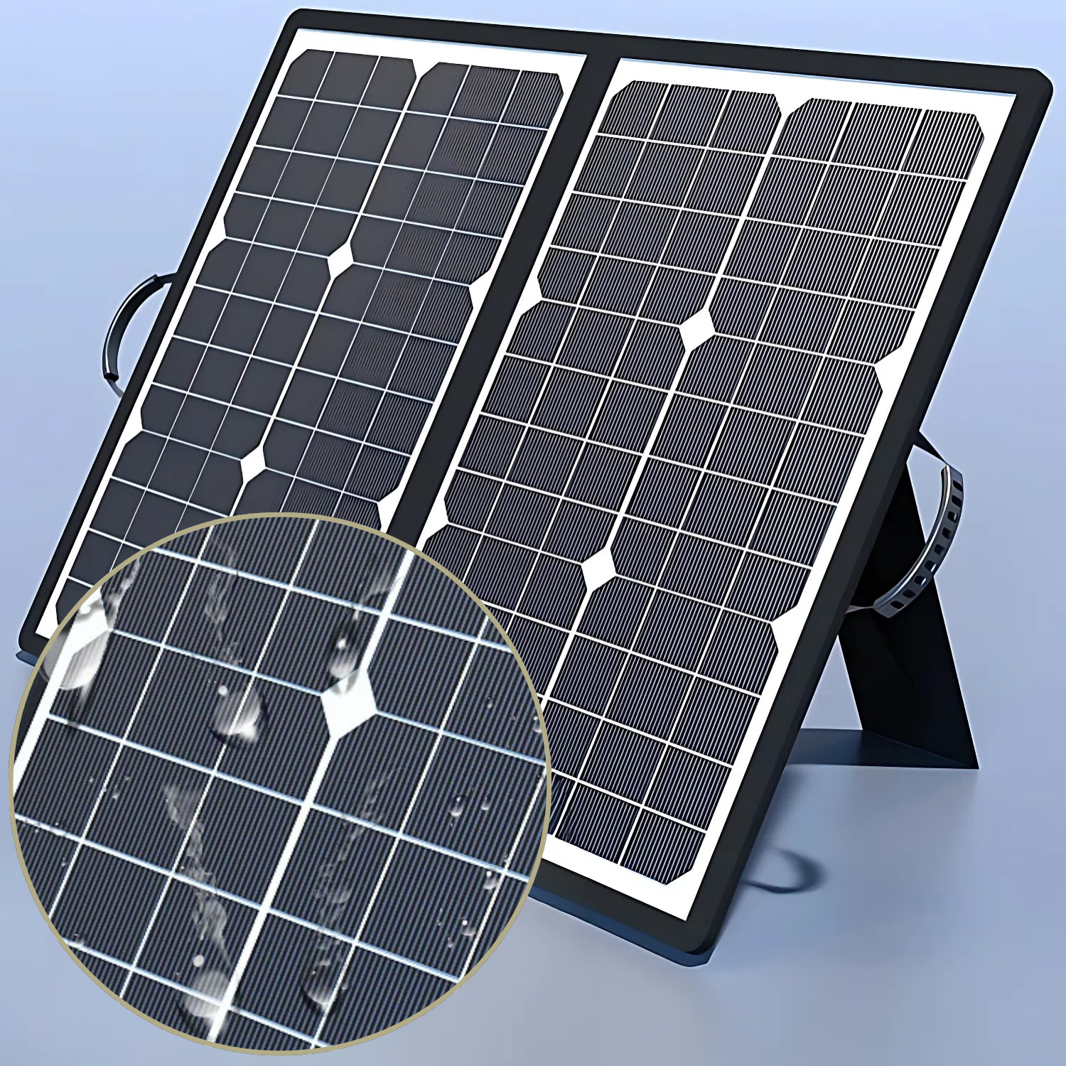 SolaraX 1000W Faltbares Solarpanel Kit | Komplettset mit MPPT & USB/Type-C | Für Camping, Auto, Boot & Caravan
