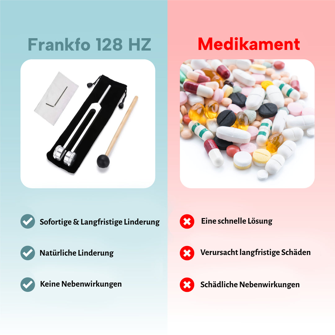 Tuning Fork 128HZ 256HZ 512HZ Vibrationspflege Professionelles Paket