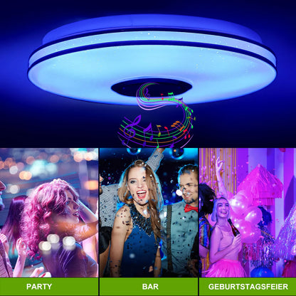 FORHOMY LED Deckenleuchte – RGB, Dimmbar, Bluetooth & APP
