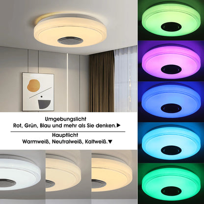 FORHOMY LED Deckenleuchte – RGB, Dimmbar, Bluetooth & APP