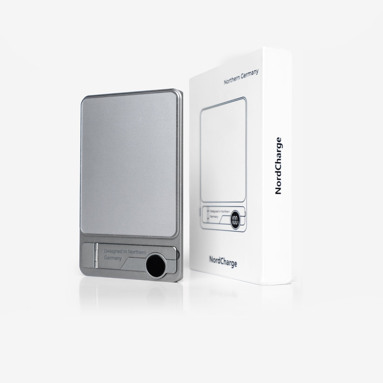 Magnetische Powerbank 20W Magnetische – Ultrakompakt, 5000 mAh, Kabellos & Qi-kompatibel NordCharge + SlimCharge