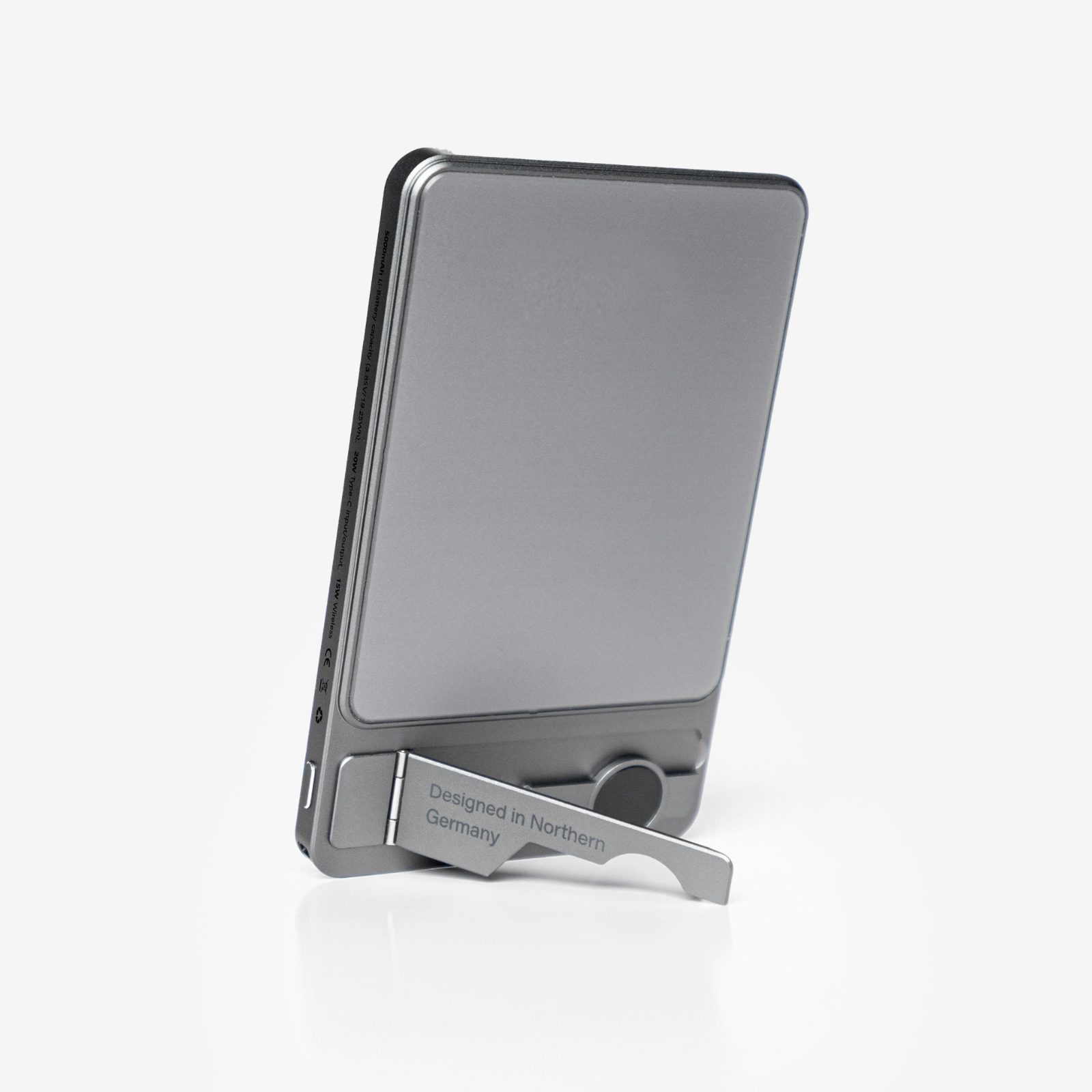 Magnetische Powerbank 20W Magnetische – Ultrakompakt, 5000 mAh, Kabellos & Qi-kompatibel NordCharge + SlimCharge