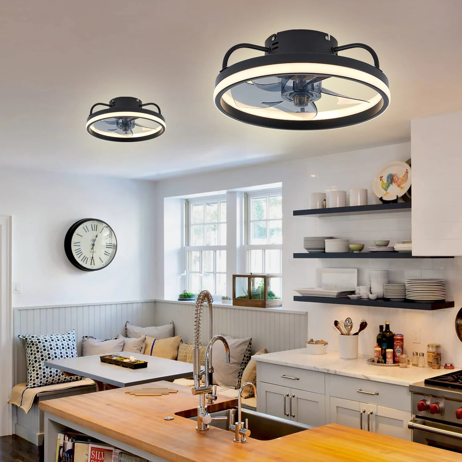 LED Deckenventilator Mit Licht – Fernbedienung, Dimmbar, Schlafzimmer, Wohnzimmer 1