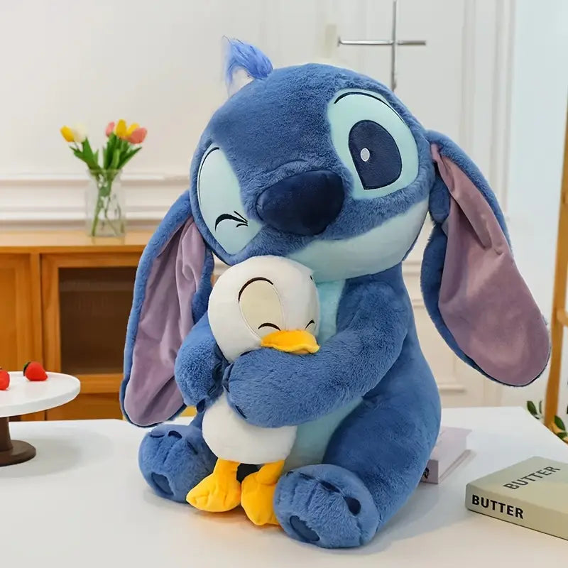 ForHomy- Stitch Kuscheltier 30 cm – Superweiches Plüschtier mit Ente – ideales Geschenk