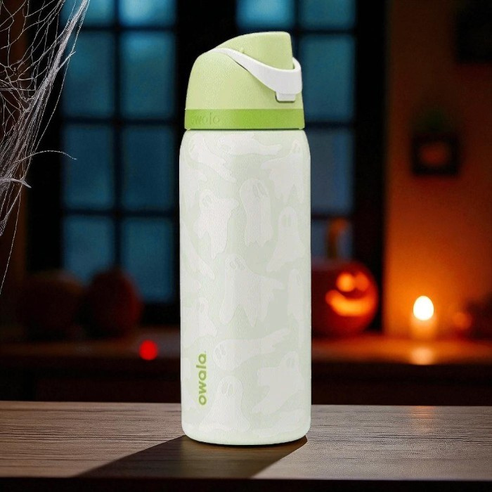 OWA Boo-Ya Glow-in-the-Dark Trinkflasche mit Geister-Motiv – 600ml BPA-frei & Auslaufsicher
