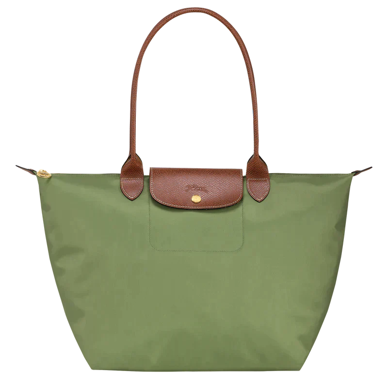 Aisling Premium Faltbare Damenhandtasche – Wasserabweisendes Nylon, Echtleder-Details & Gold-Reißverschluss