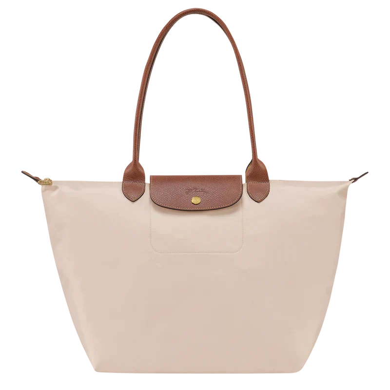 Aisling Premium Faltbare Damenhandtasche – Wasserabweisendes Nylon, Echtleder-Details & Gold-Reißverschluss