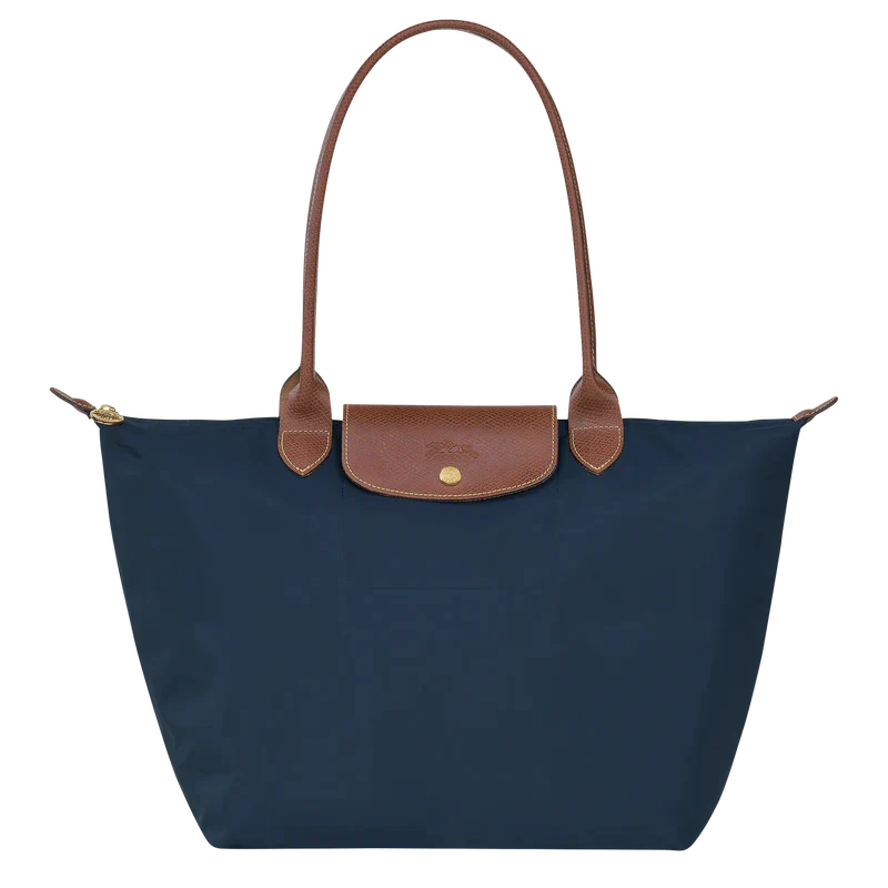 Aisling Premium Faltbare Damenhandtasche – Wasserabweisendes Nylon, Echtleder-Details & Gold-Reißverschluss